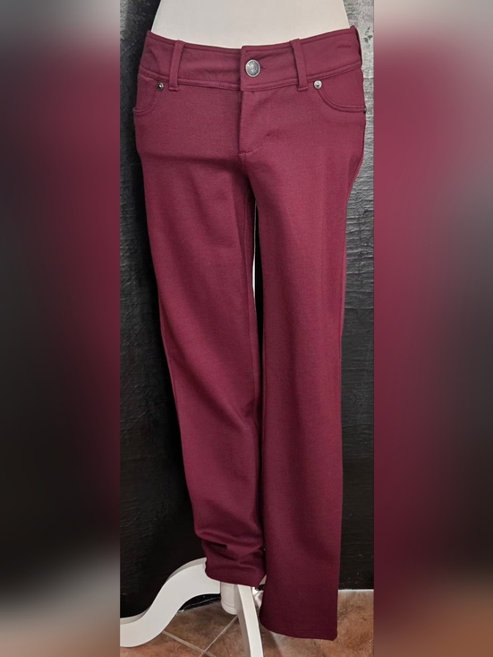 Seven7 Pants - Vintage Seven7 Est 1964 Burgundy Skinny Pants – Size 4P